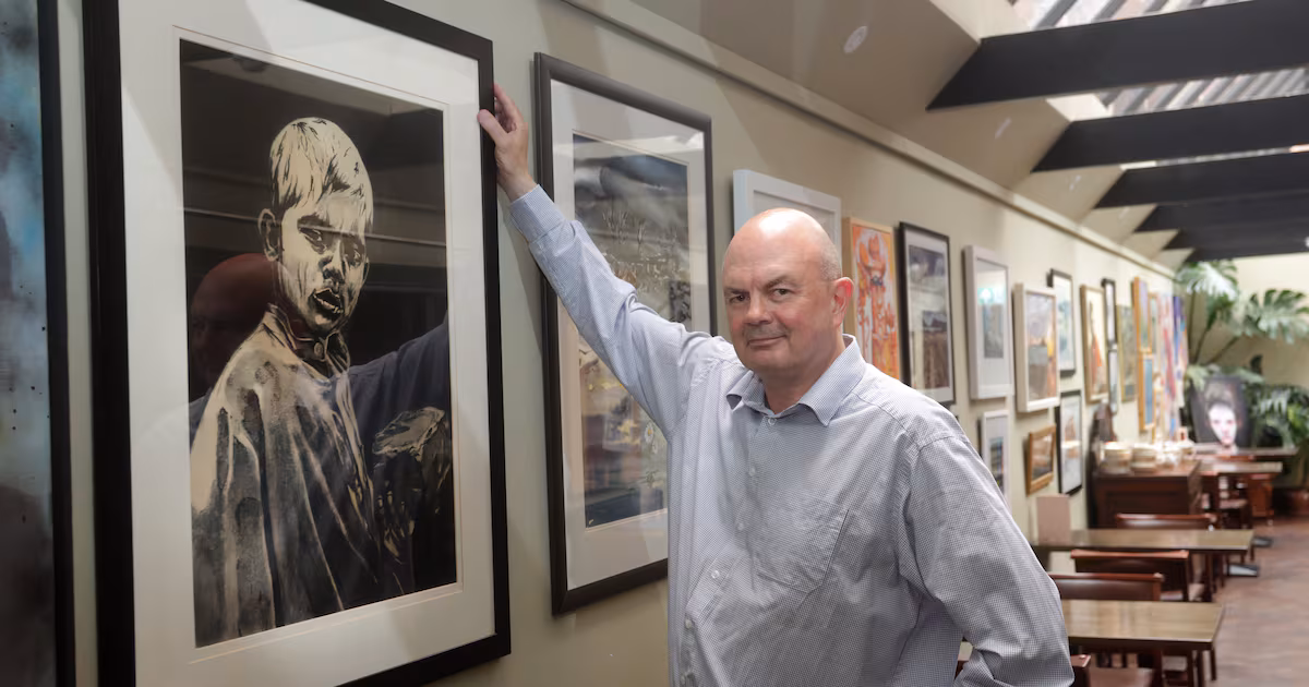 Former Sunflower Owner Displays Art Collection
