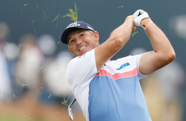 Harrington two shots off lead at US Senior Open