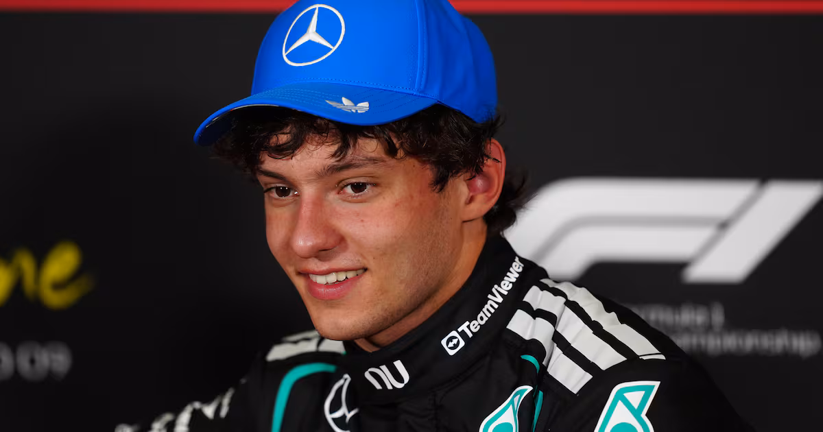 Kimi Antonelli secures pole at British Grand Prix