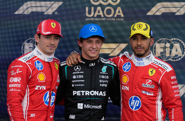 Antonelli takes pole position for F1 British Grand Prix