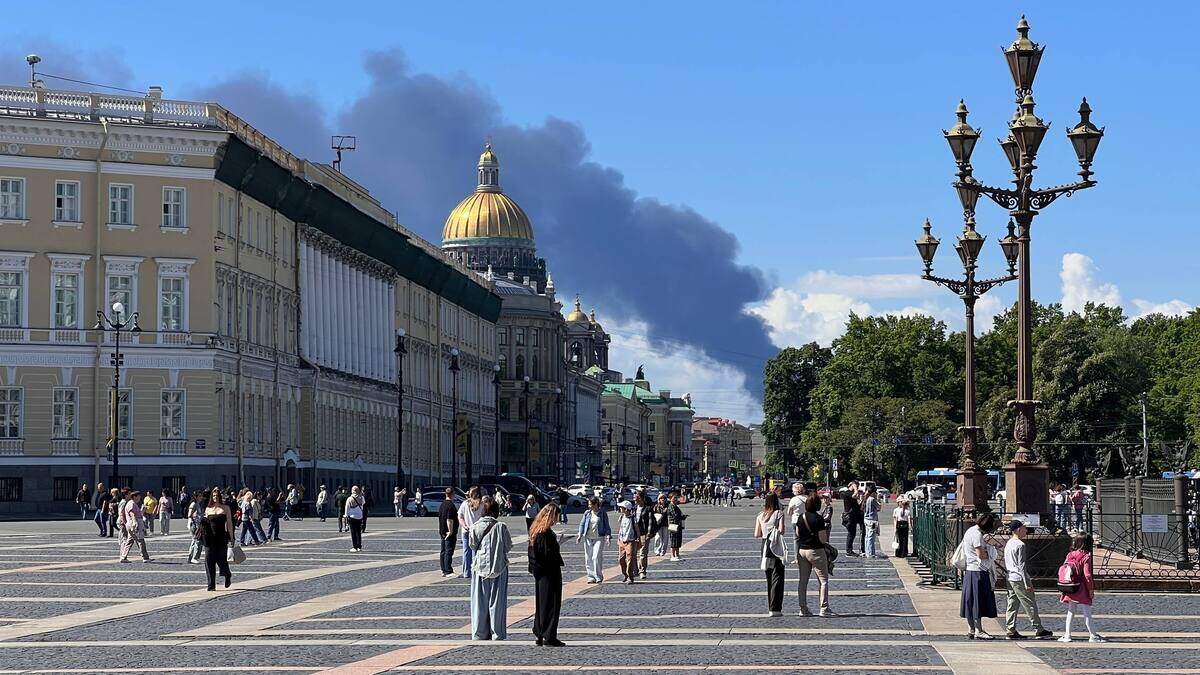 Ukrainian Drone Attack Hits St Petersburg