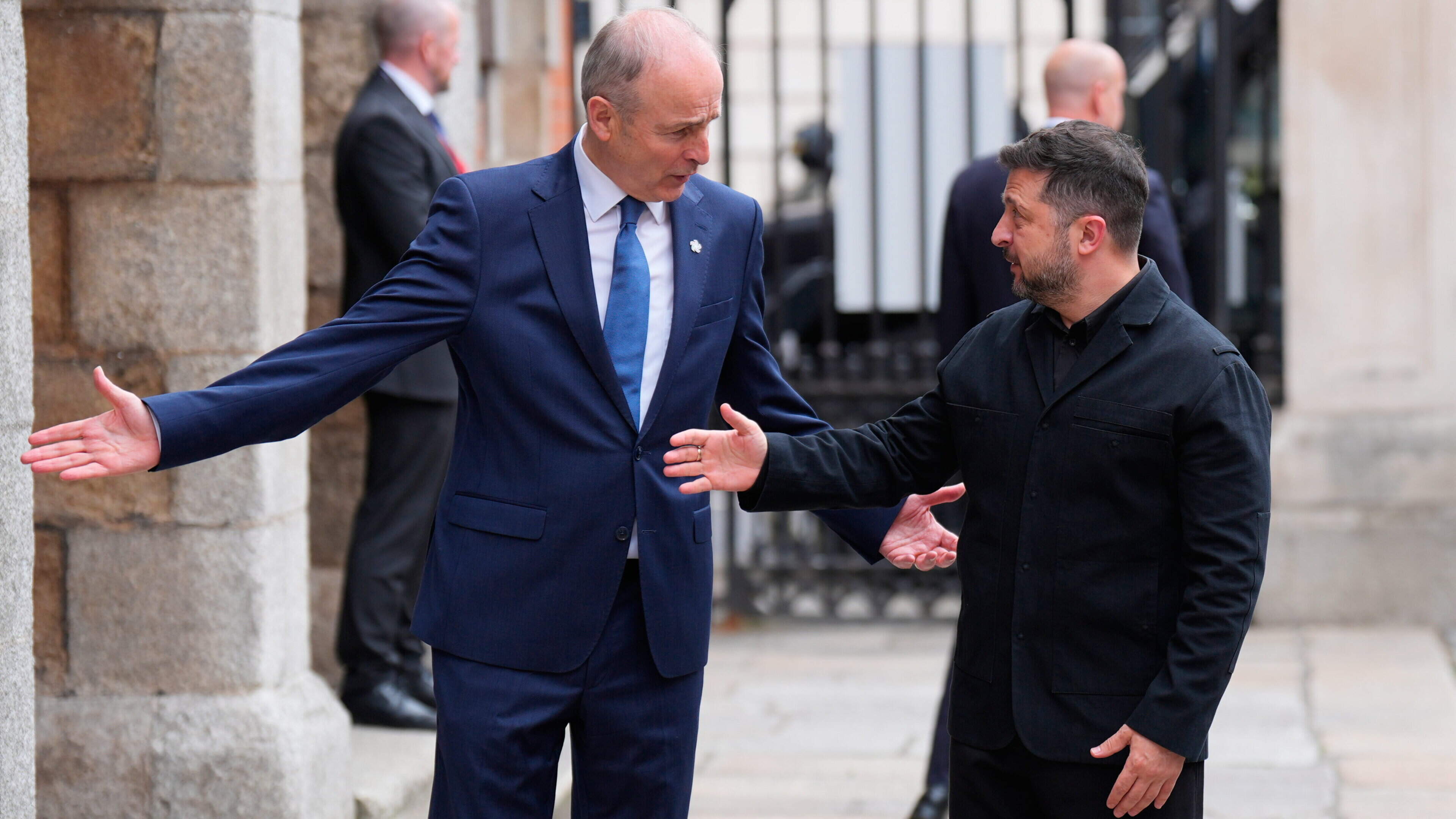 Zelensky Visits Dublin Amid Defense Concerns