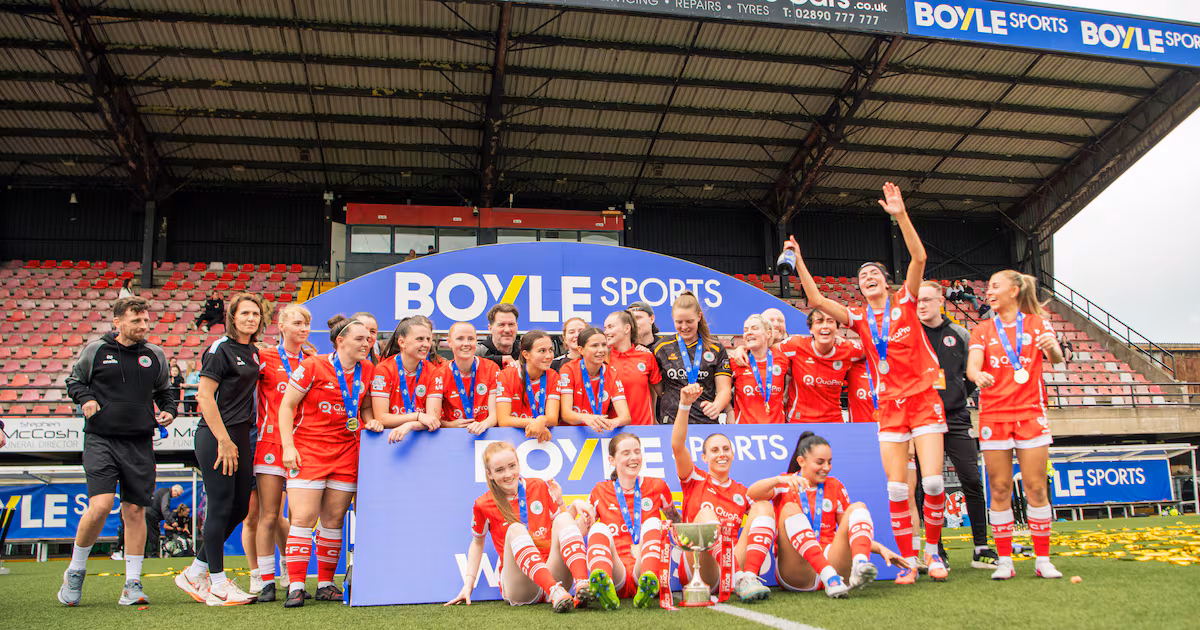 Cliftonville Ladies Win Women's Cup Final 4-0