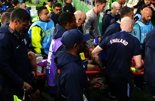 Henderson Injured Celebrating England's World Cup Win