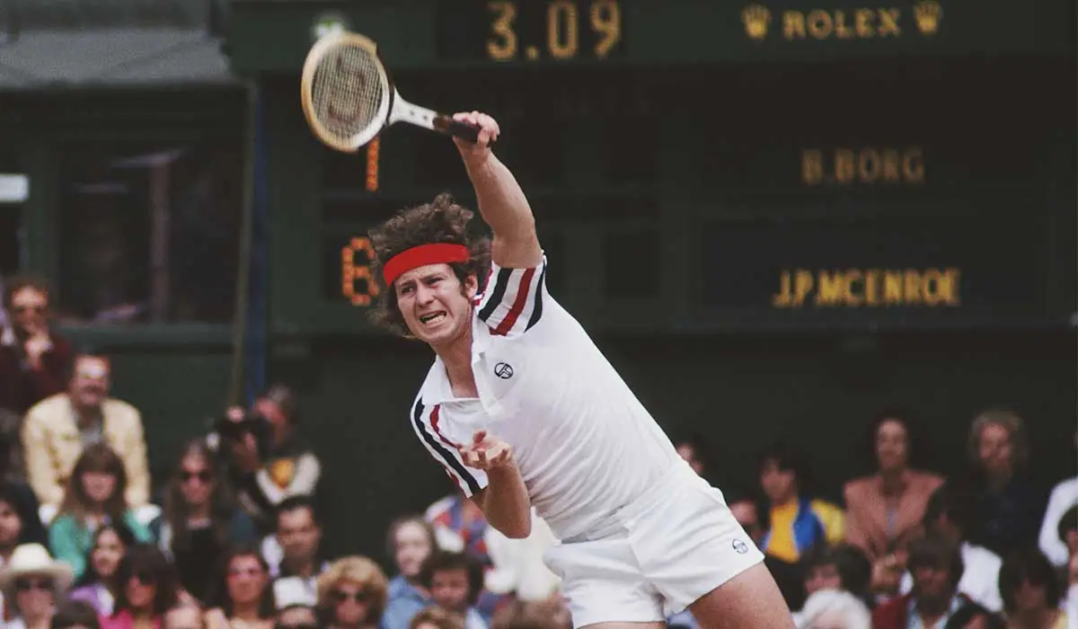 John McEnroe's smashed racket up for auction