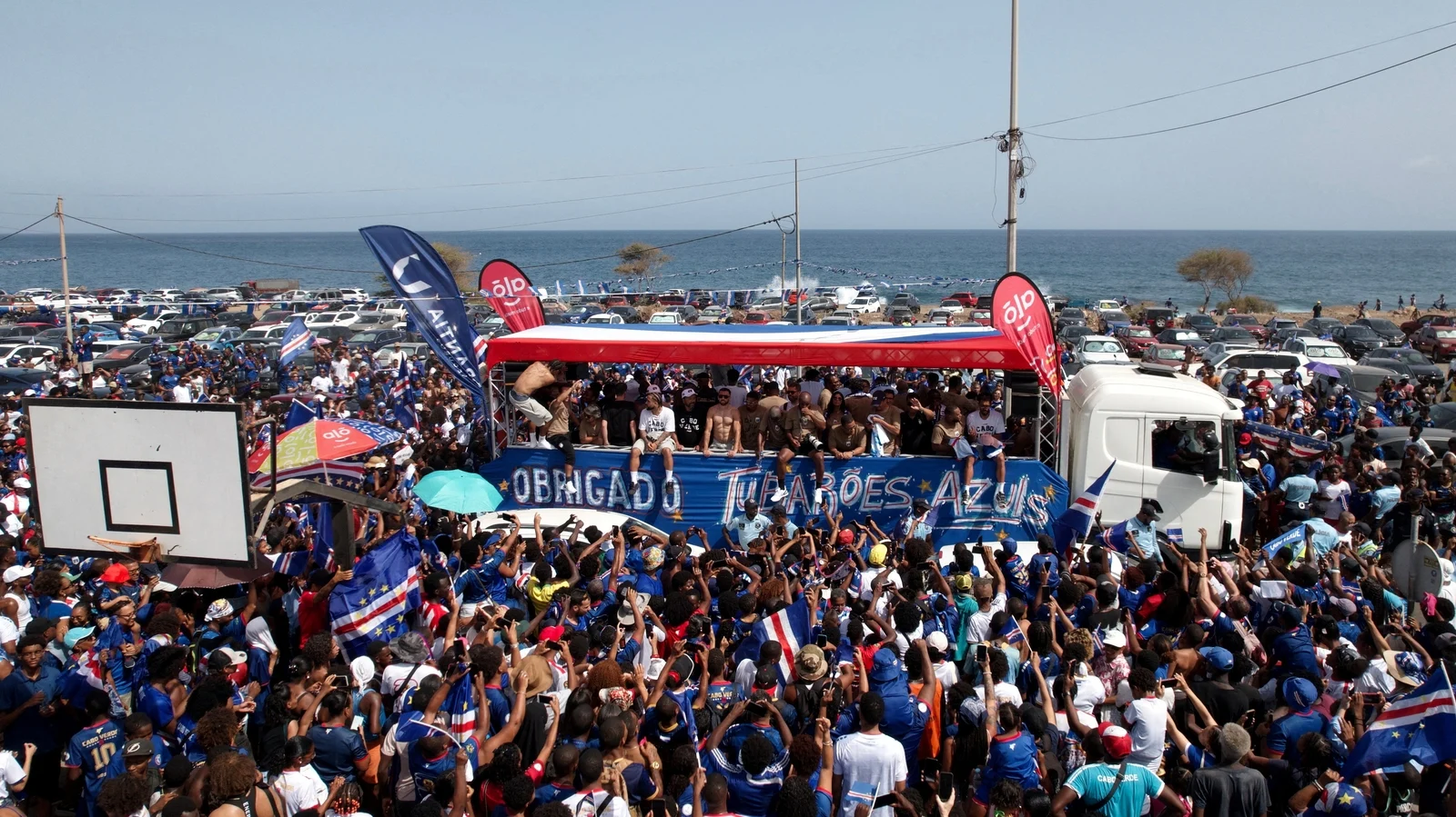 Cape Verde celebrates World Cup team return