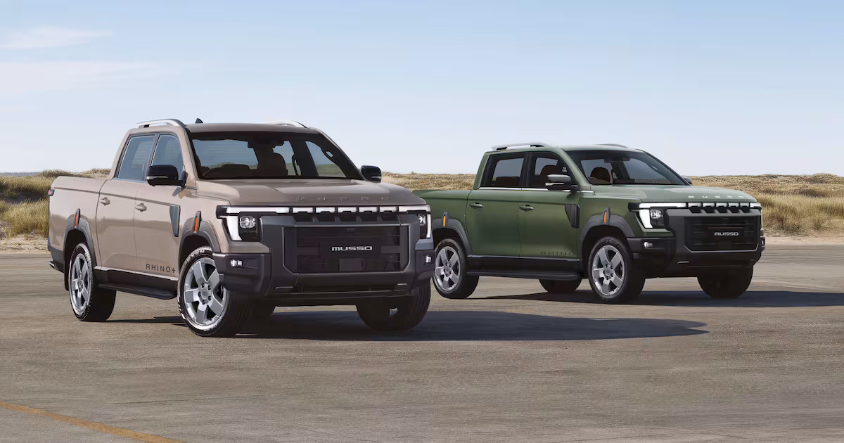 New KGM Musso Rhino Unveiled with Enhanced Features