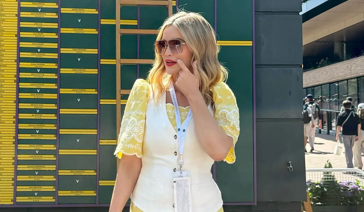 Laura Whitmore Stuns at Wimbledon After Giving Birth