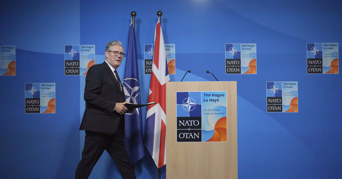 Starmer attends Nato summit amid defence spending concerns