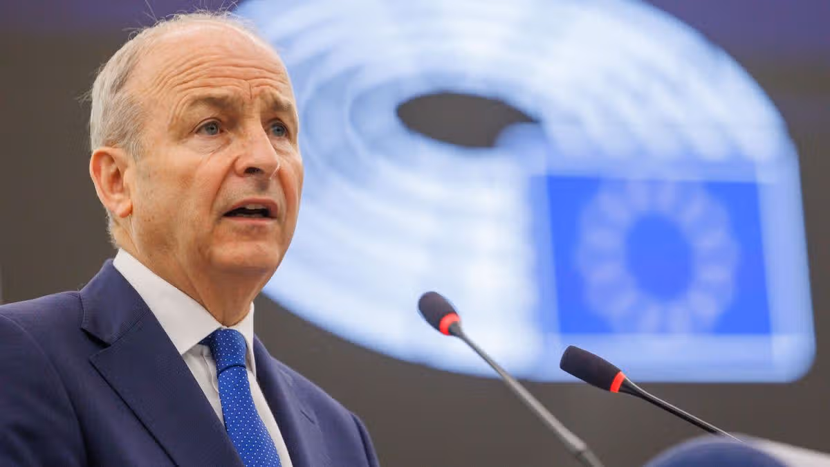 Taoiseach Martin Addresses Brexit in EU Parliament