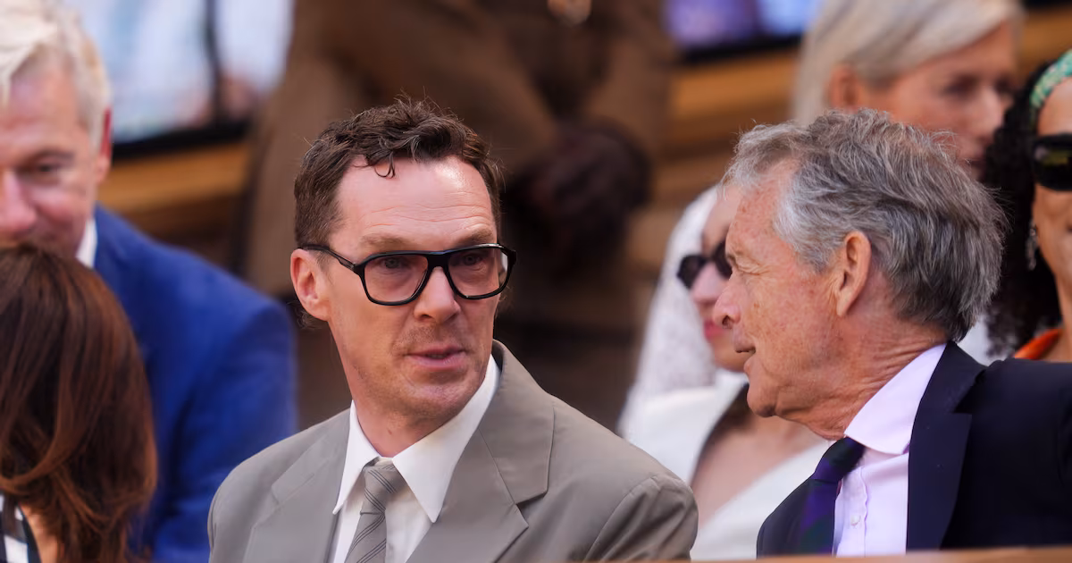 Benedict Cumberbatch Attends Wimbledon Royal Box
