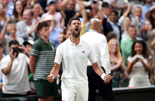 Djokovic Wins Historic Wimbledon Quarter-Final