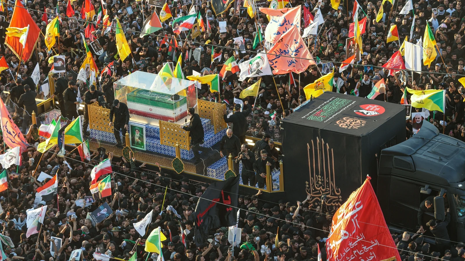 Iraq Hosts Funeral Processions for Khamenei