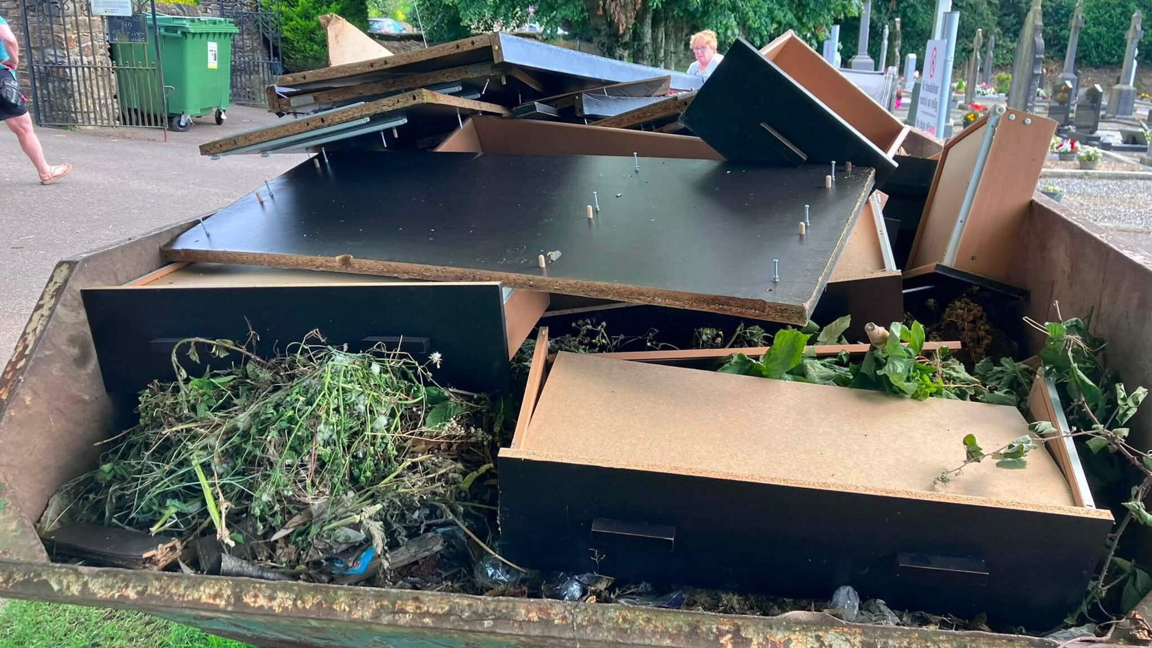 Illegal Dumping in Ferns Graveyard Causes Outrage