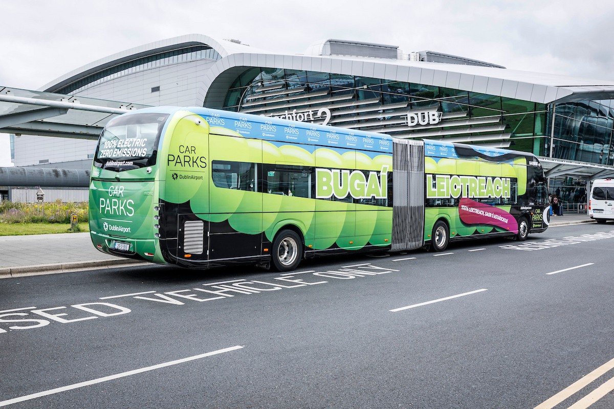 Dublin Airport Installs Electric Bus Chargers