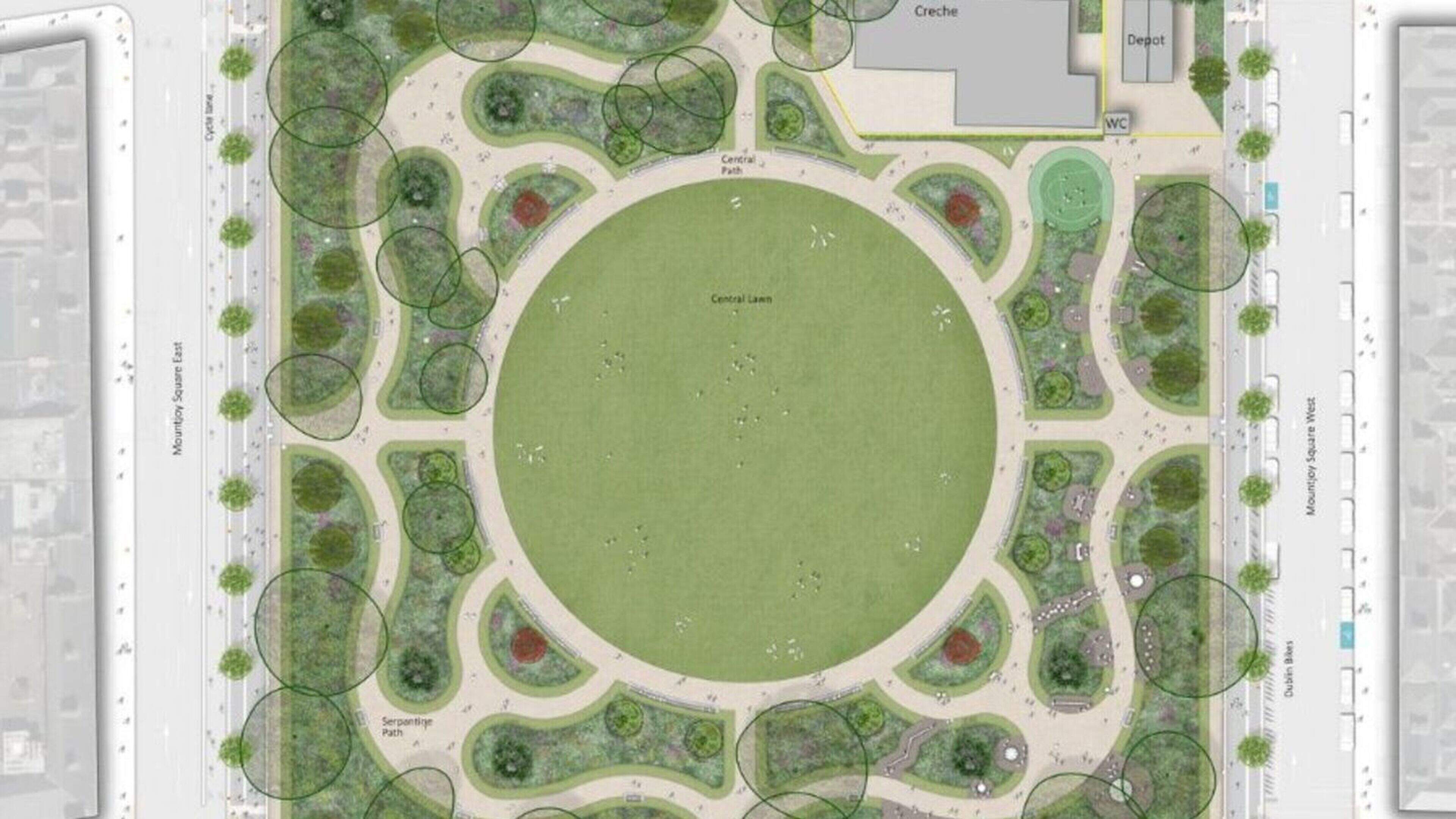 Mountjoy Square Park Redevelopment Faces Administrative Error