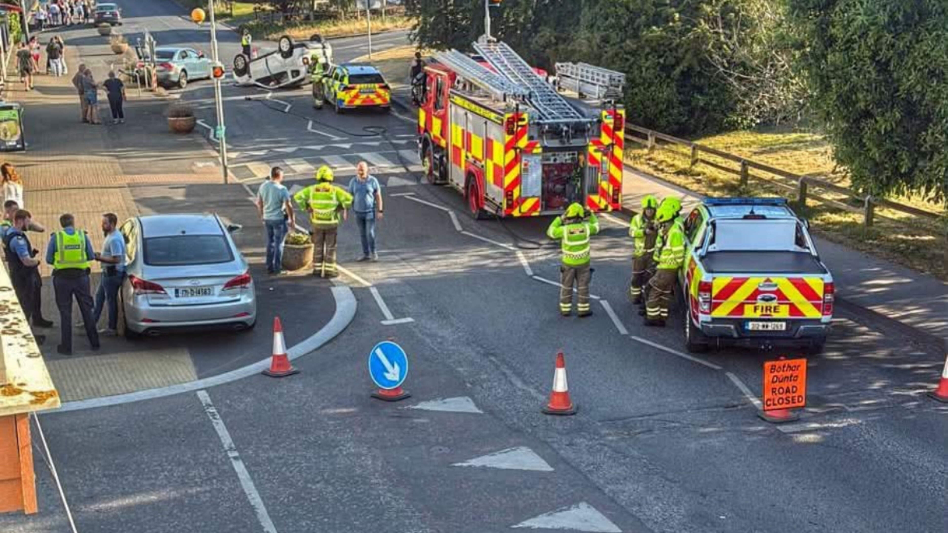 Chase Leads to Car Crash in Kilcoole