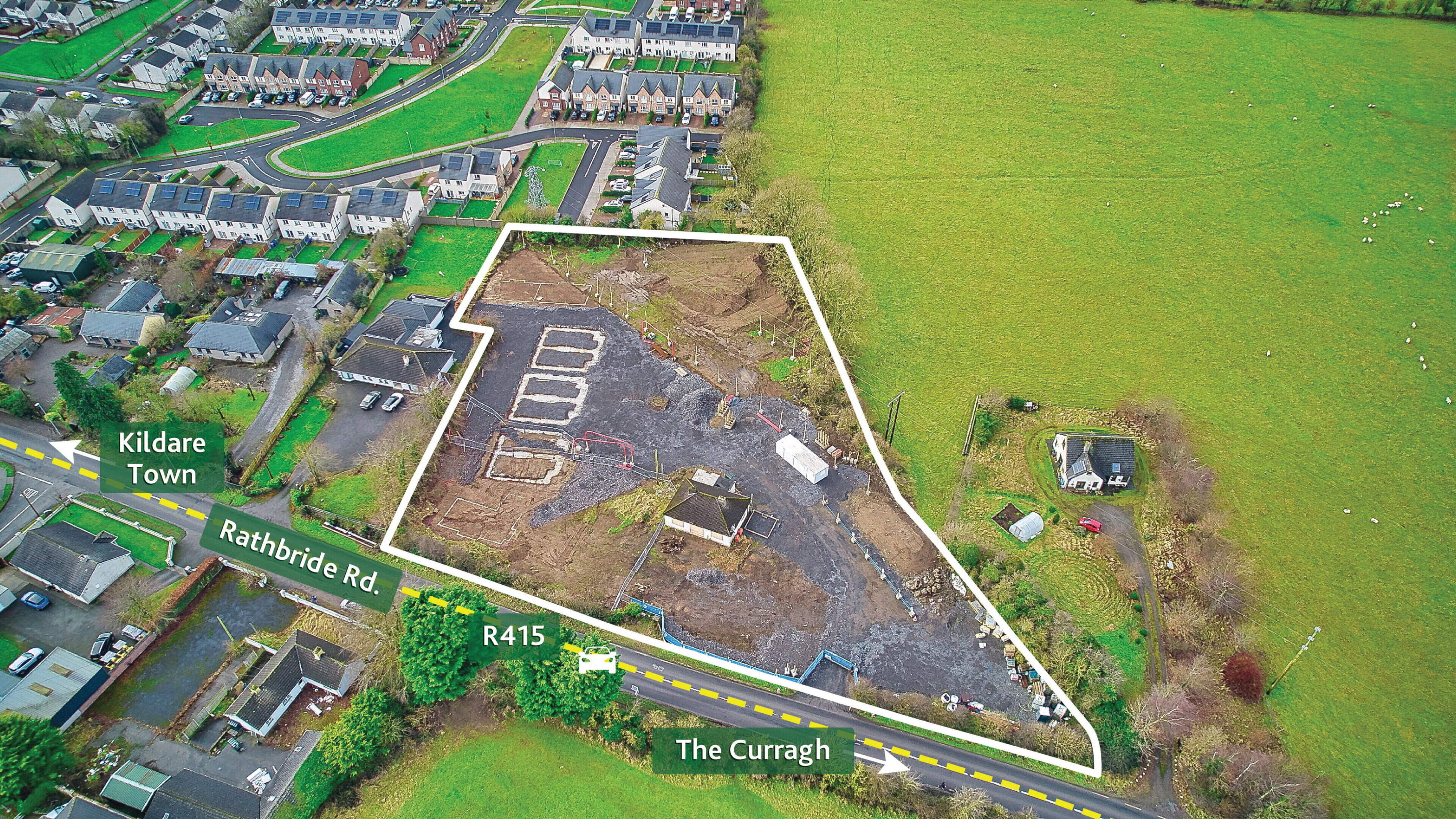 Kildare Town Development Site Approved for 20 Houses