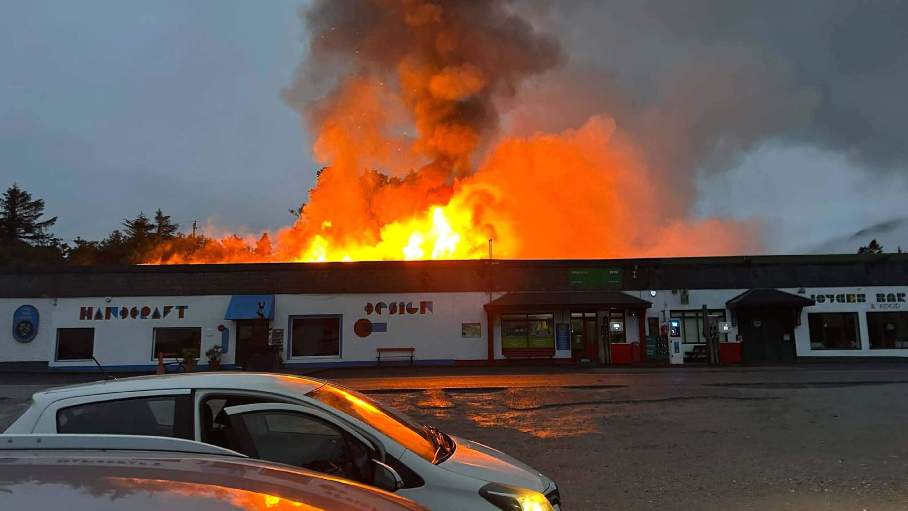 Fire Breaks Out at Joyce’s Craft Shop
