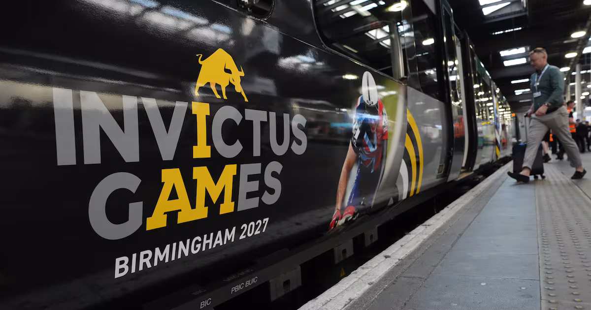 Spirit of Invictus train launched for Birmingham games
