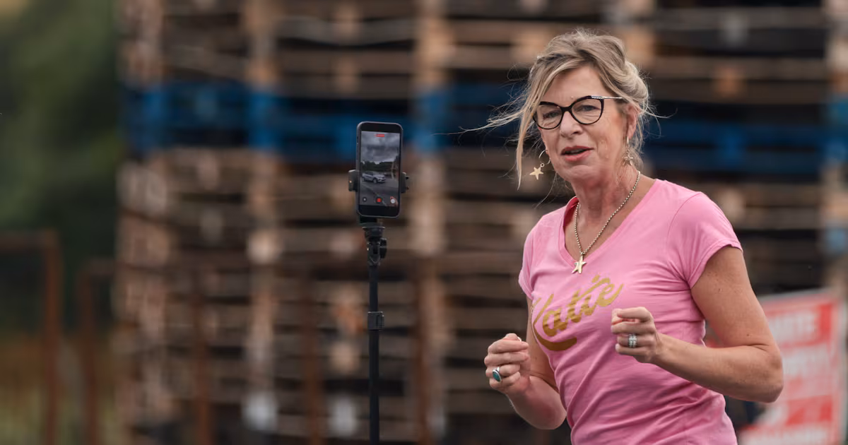 Katie Hopkins Visits Controversial Bonfire Site