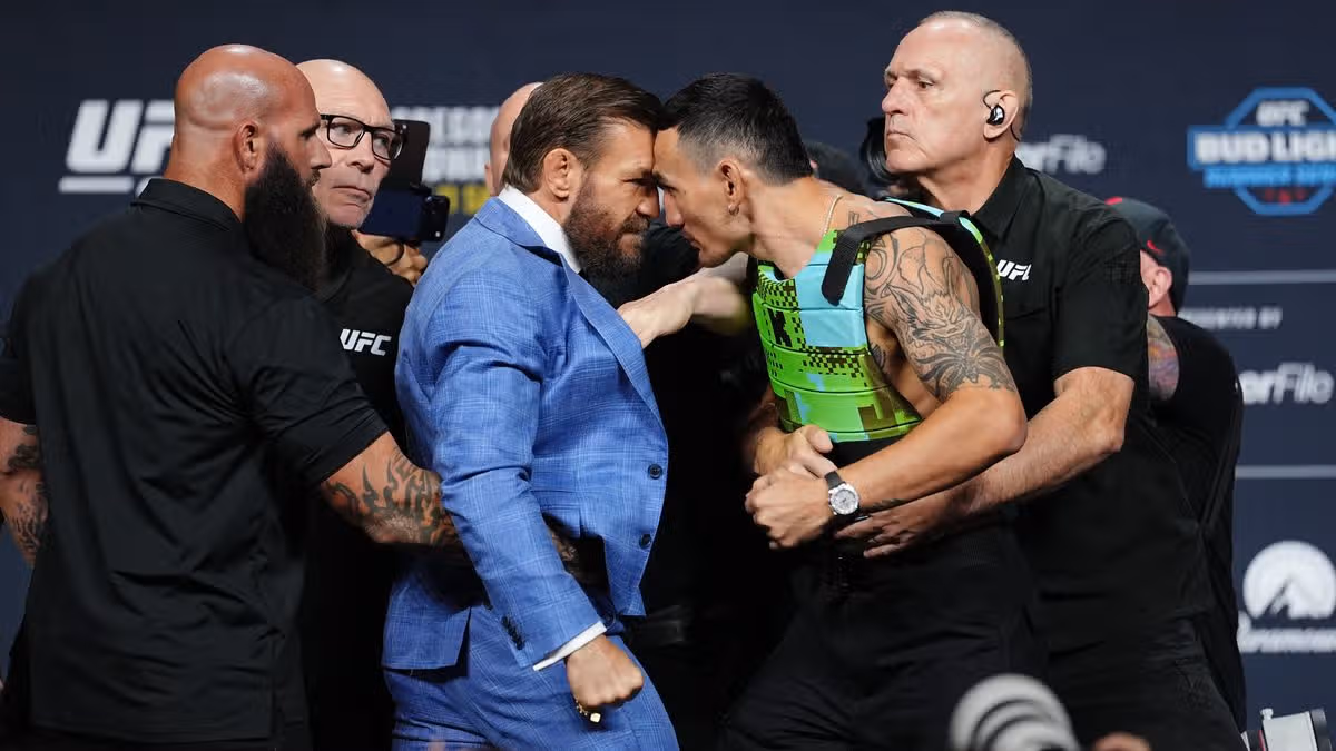 Conor McGregor Faces Off Against Max Holloway