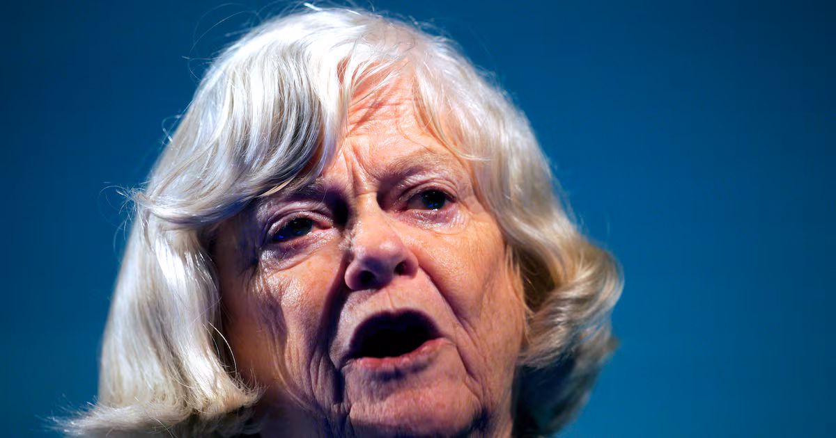 Ann Widdecombe, former MP, dies at 78