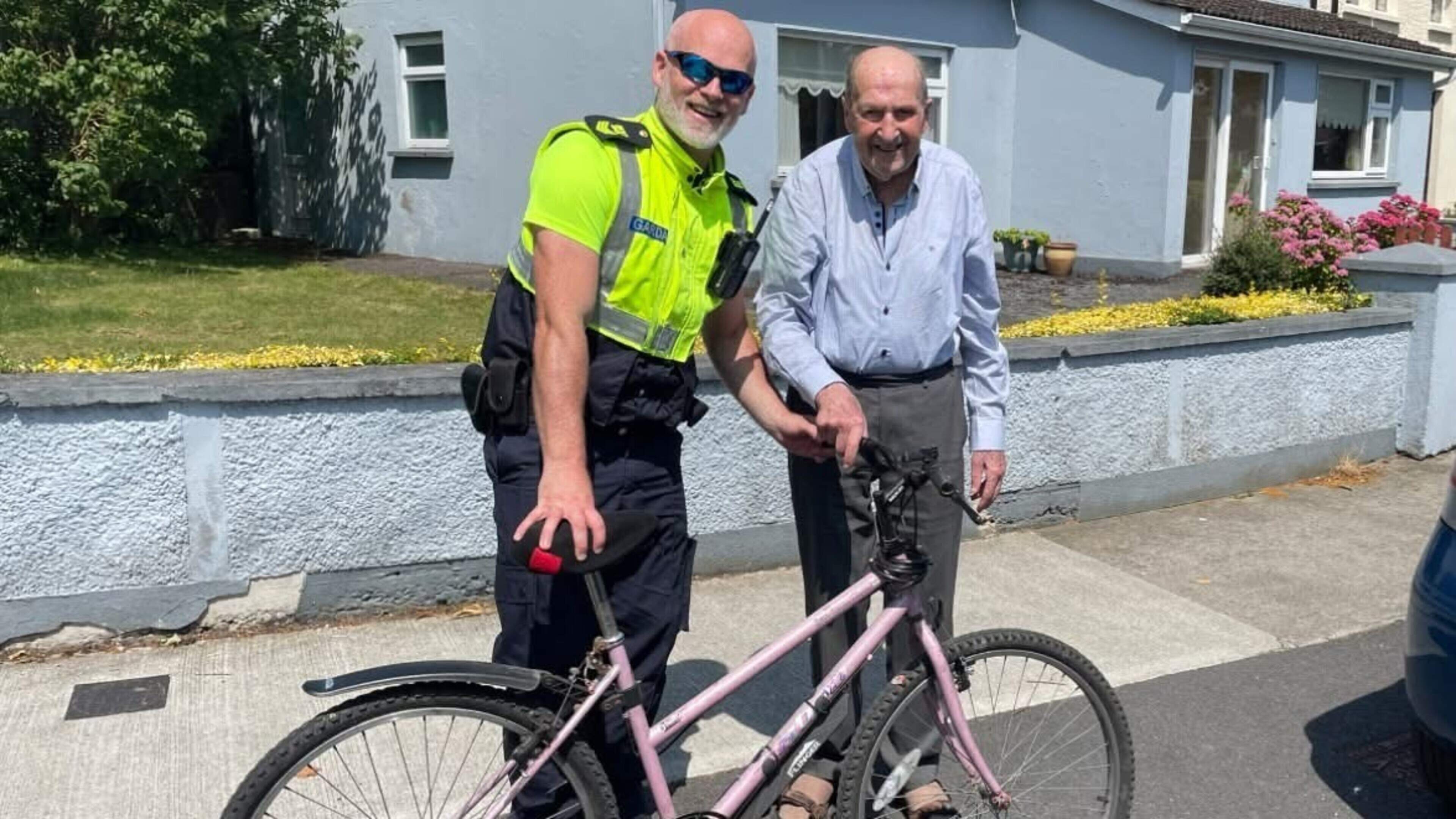 90-Year-Old Man Reunited With Stolen Bike