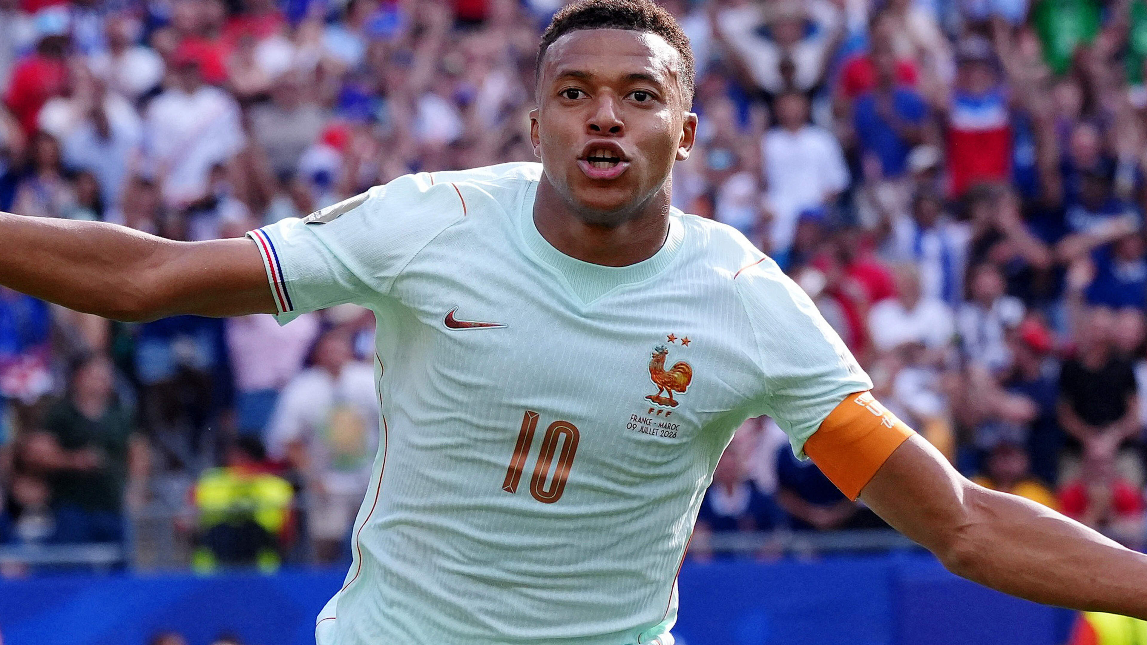 Mbappé Celebrates France's World Cup Semi-Final Win
