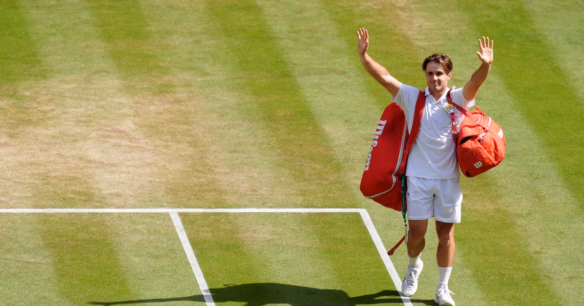 Arthur Fery praised after Wimbledon semi-final defeat