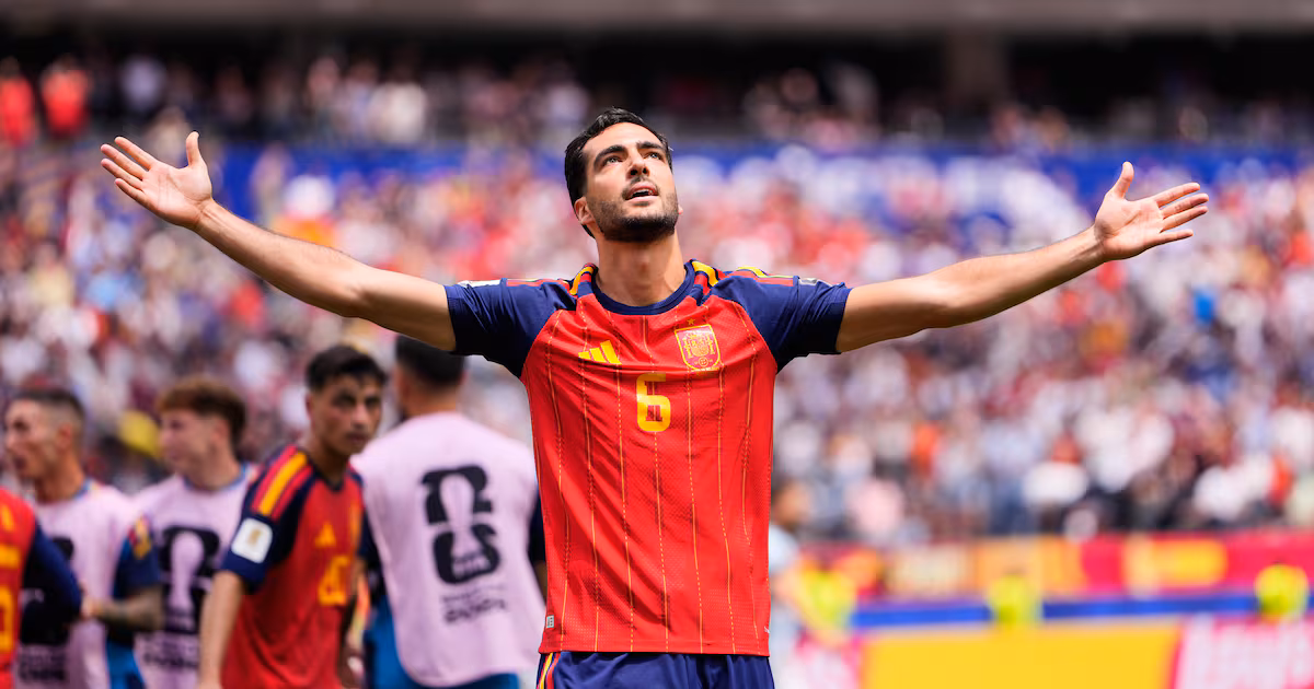 Mikel Merino scores late winner for Spain