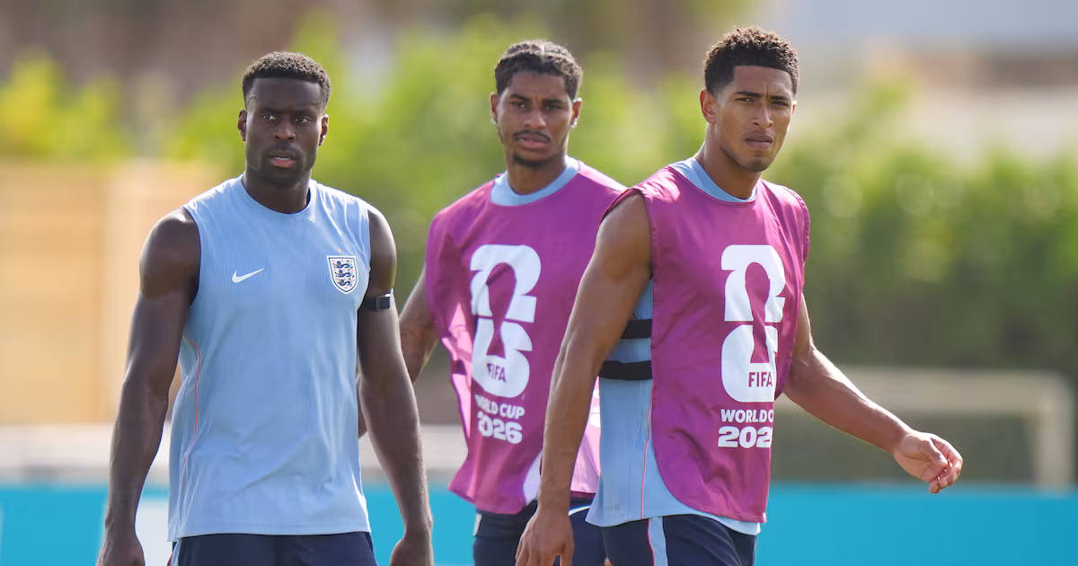 England Players Train Ahead of Norway Quarter-Final