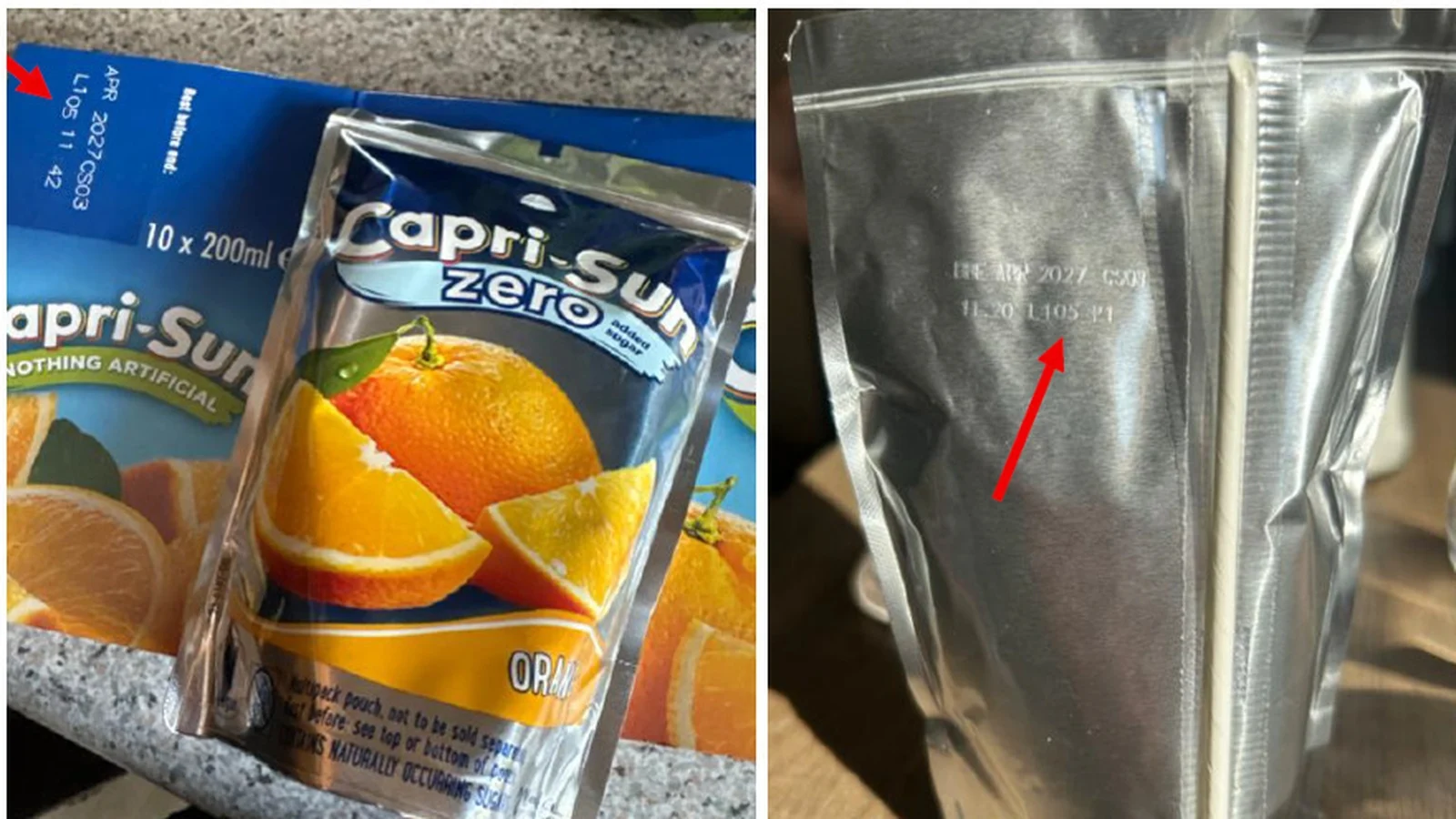 FSAI recalls Capri-Sun for sugar label error