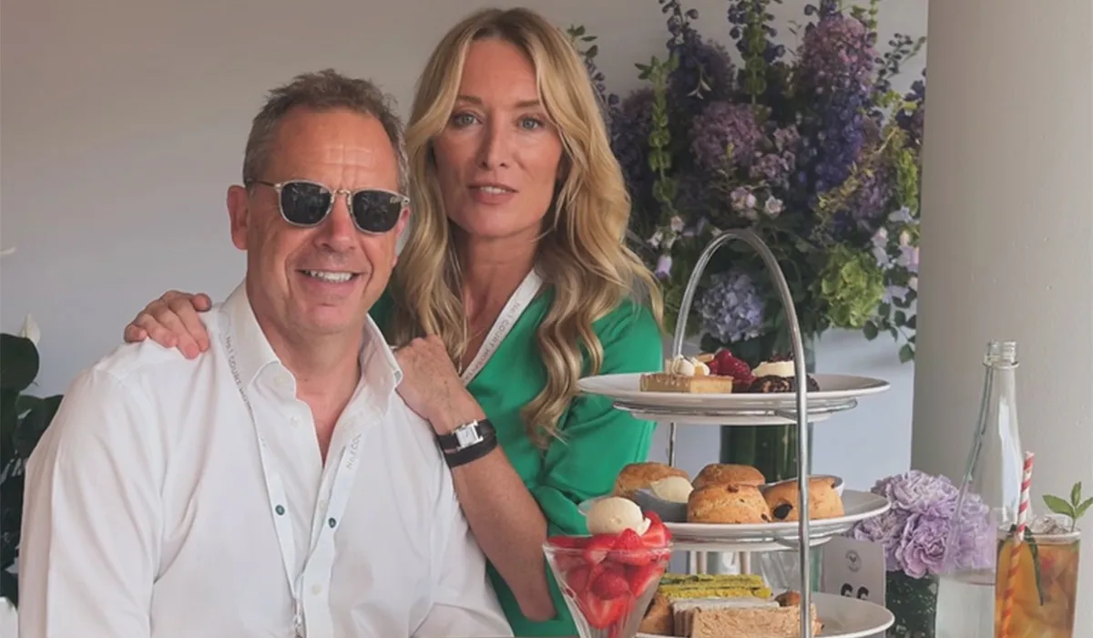 Victoria Smurfit Stuns in Emerald Dress at Wimbledon