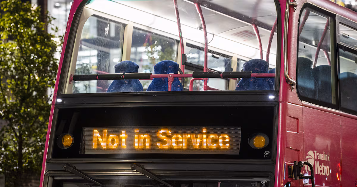 Translink Announces Holiday Timetable Changes