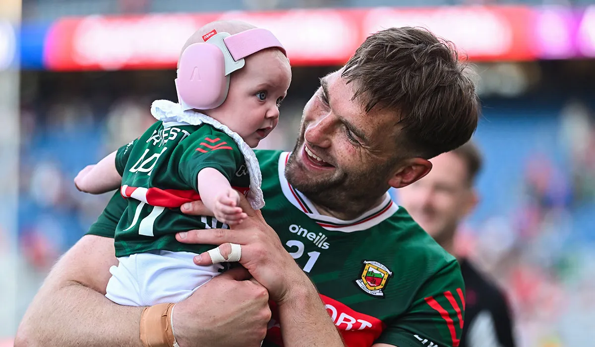 Aidan O'Shea Celebrates Win with Baby Daughter