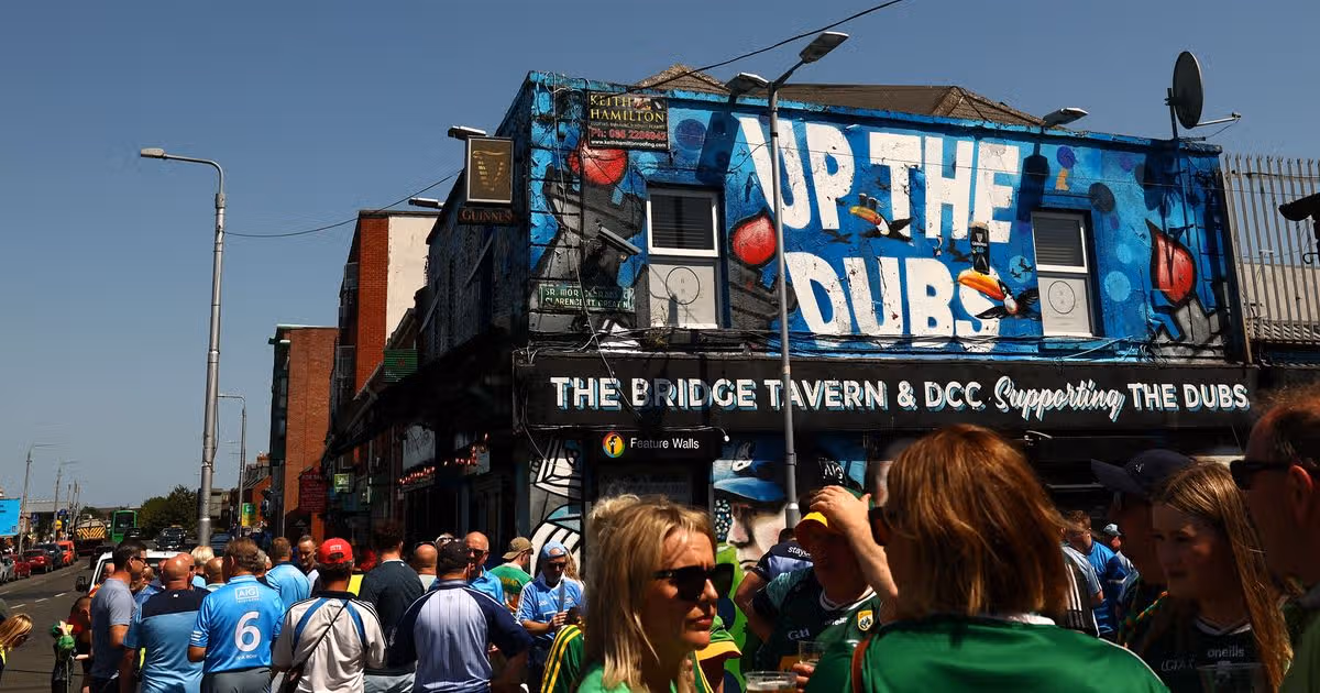 GAA Fans Enjoy Good Weather Before Dublin v Kerry