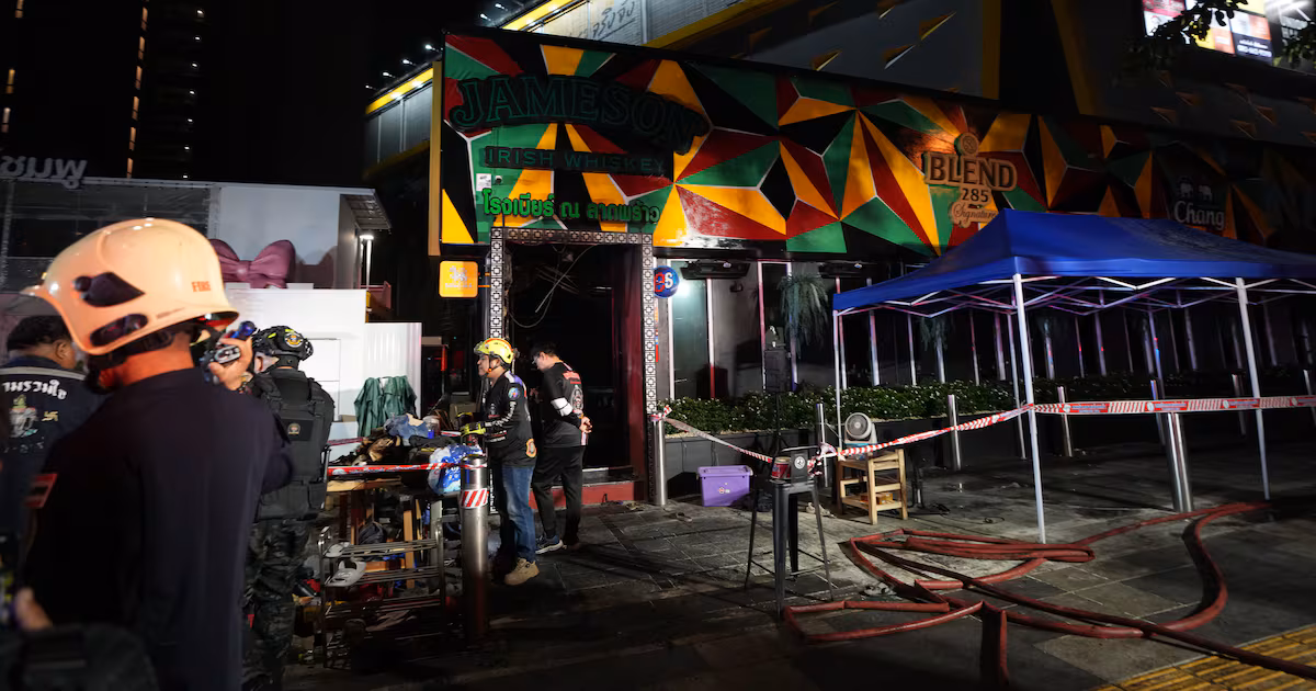 Twenty-seven killed in Bangkok pub fire