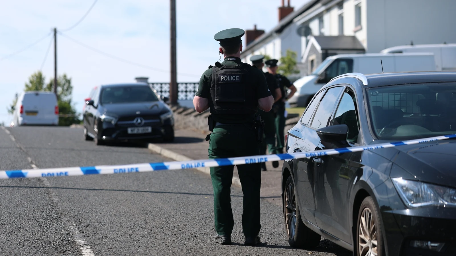 Murder probe after three found dead in Antrim