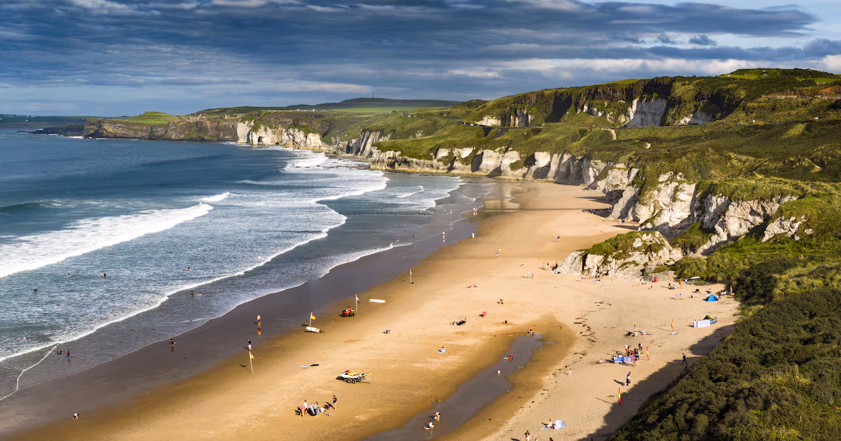 Open Water Swimming Warning at North Coast Beach