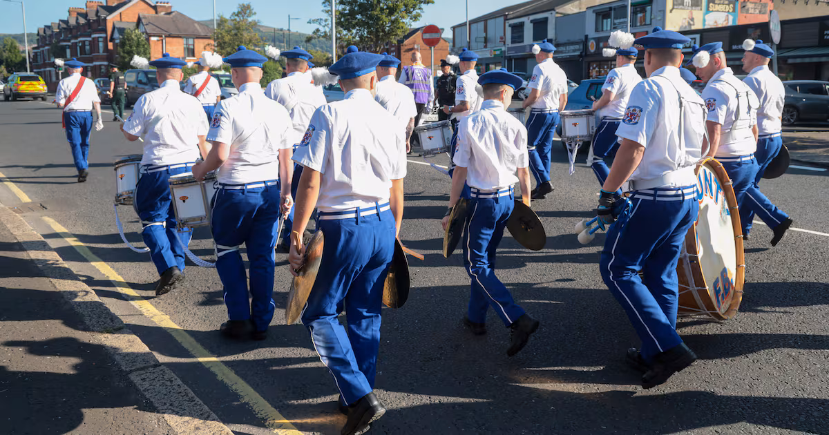 Orange parade in Belfast passes without incident