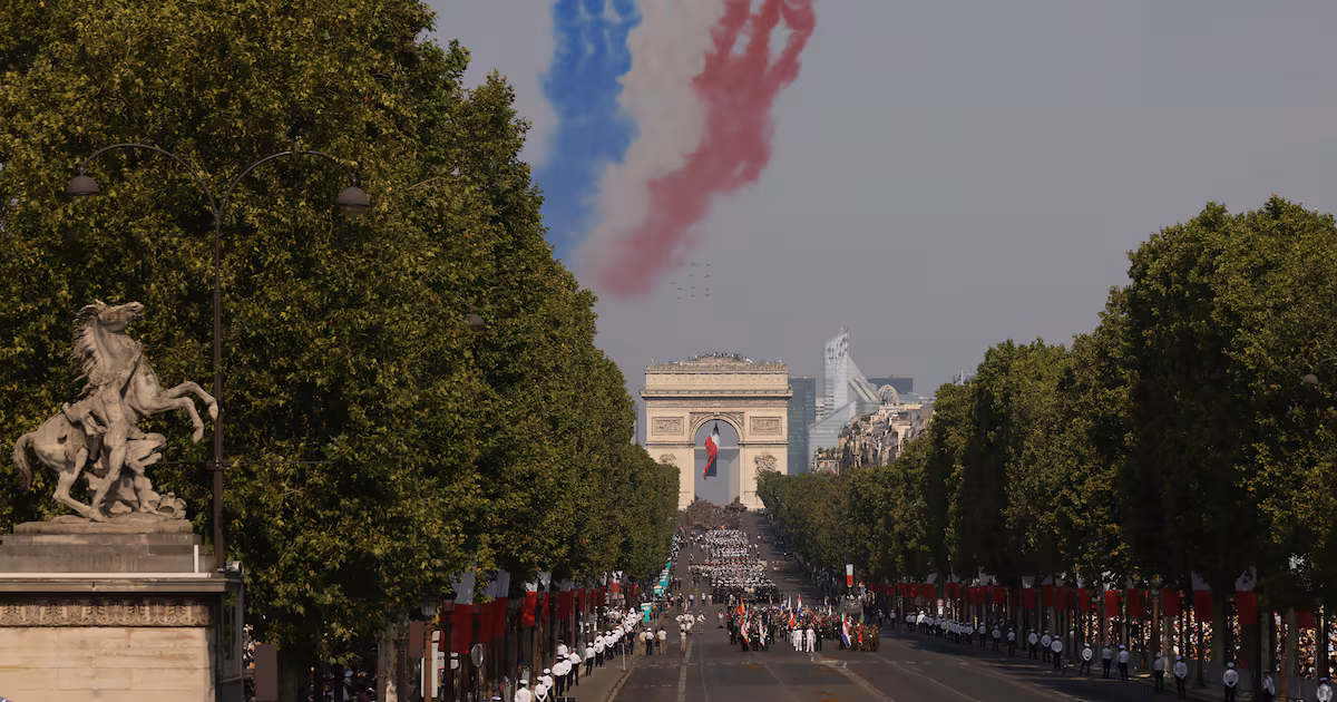 European Troops Join Bastille Day Parade
