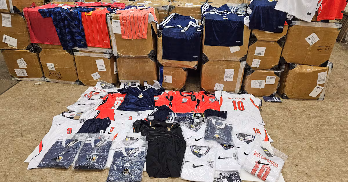 Tens of Thousands of Fake Football Strips Seized