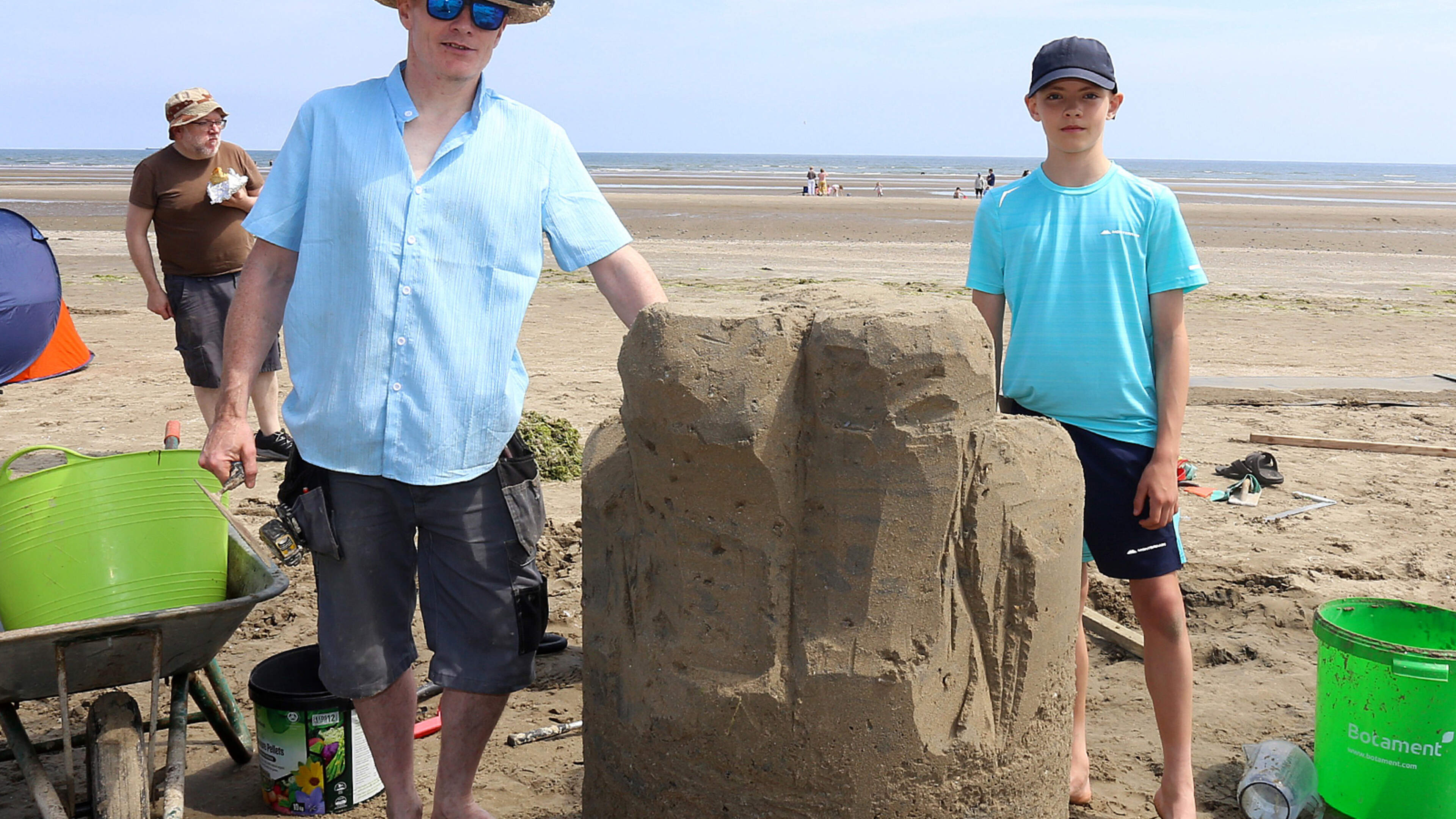 National Sandcastle Competition Attracts Families