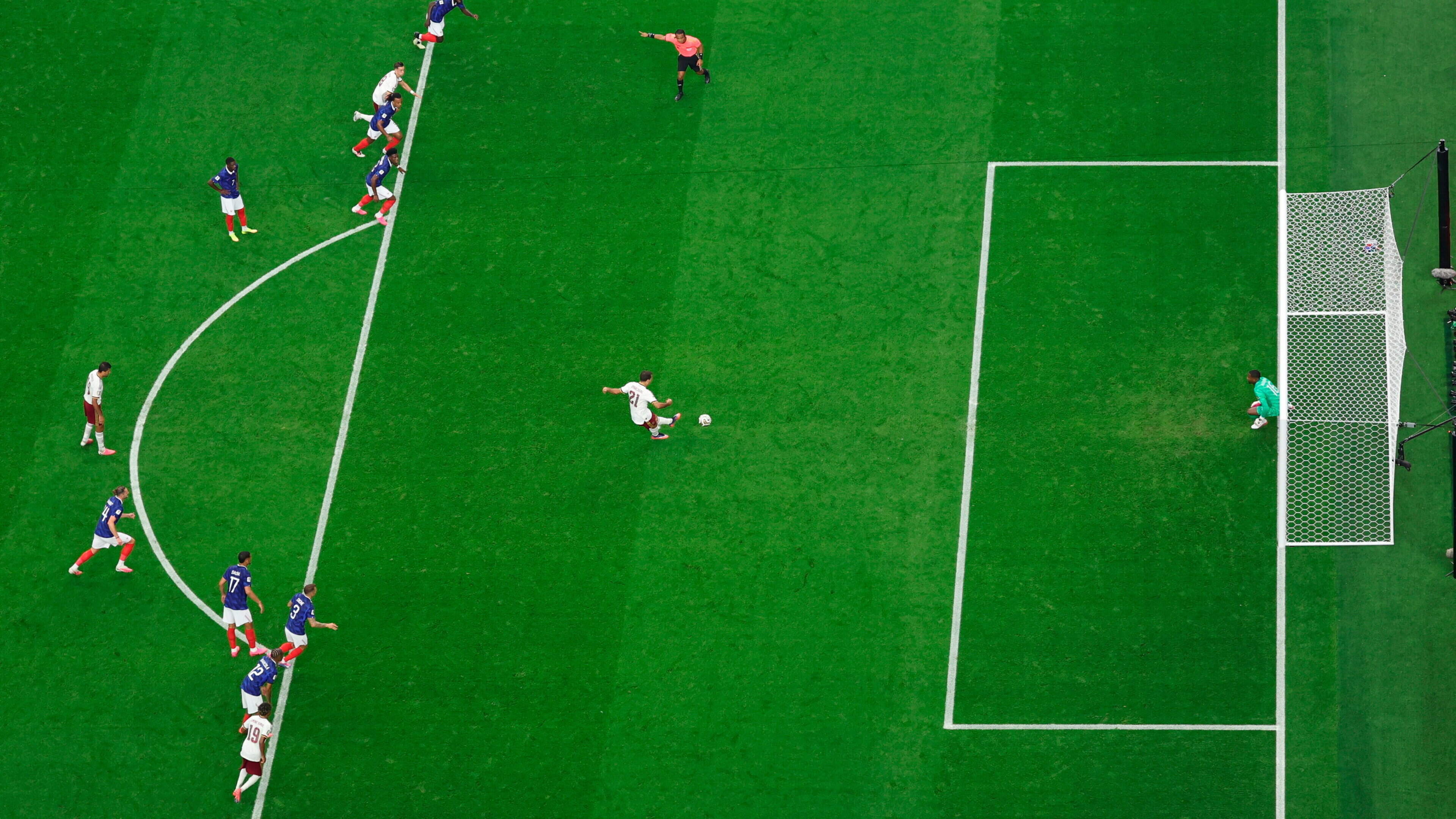 Spain Leads France 2-0 in World Cup Semi-Final