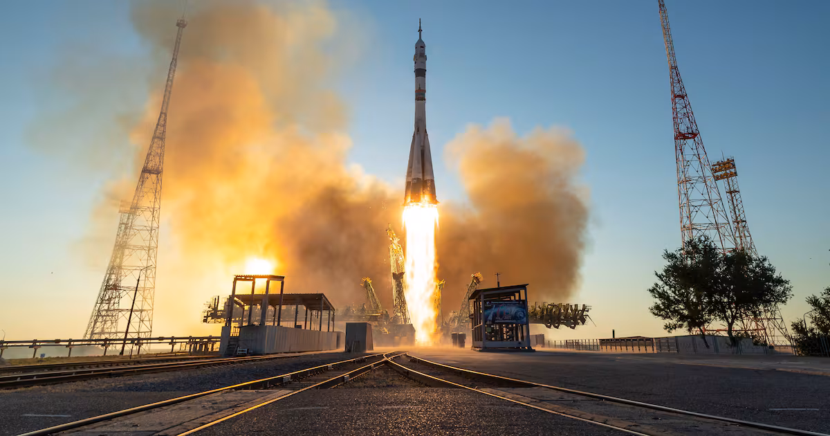 US-Russian crew arrives at International Space Station