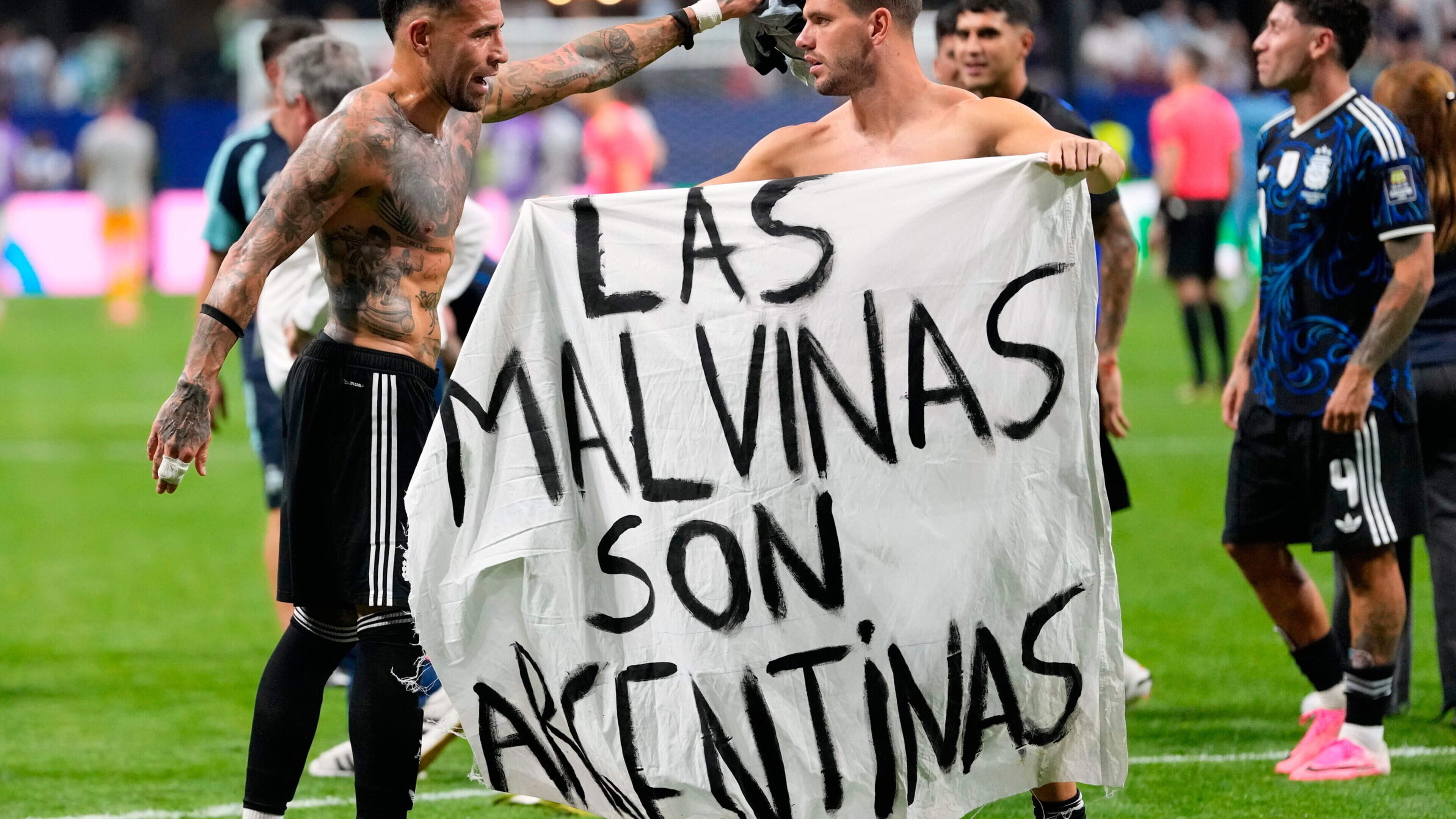 UK Calls for FIFA to Investigate Argentina's Banner