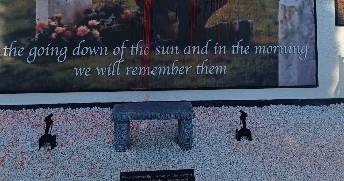 Newtownabbey mural attacked with paint overnight
