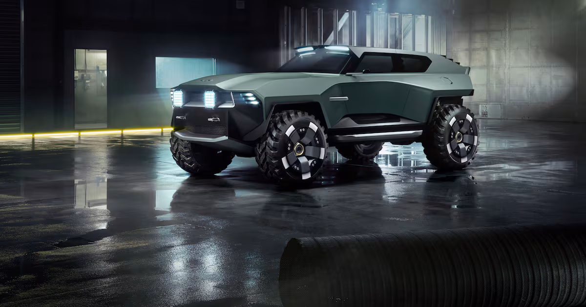 Aston Martin unveils digital Dreadnought vehicle