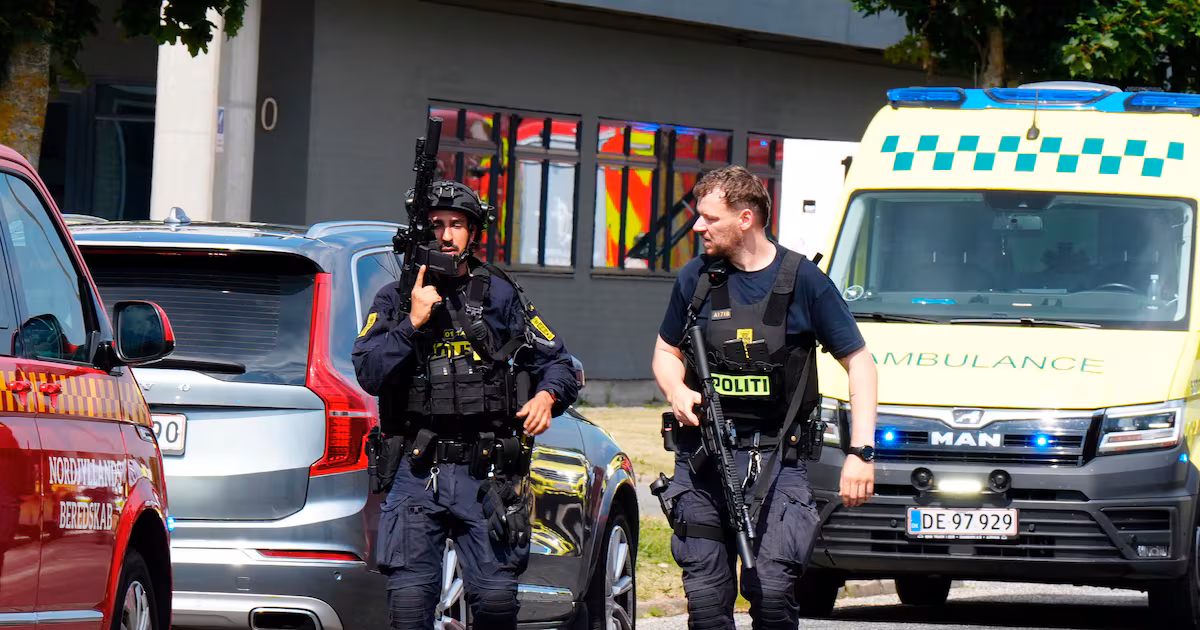 Danish police officer and two others shot